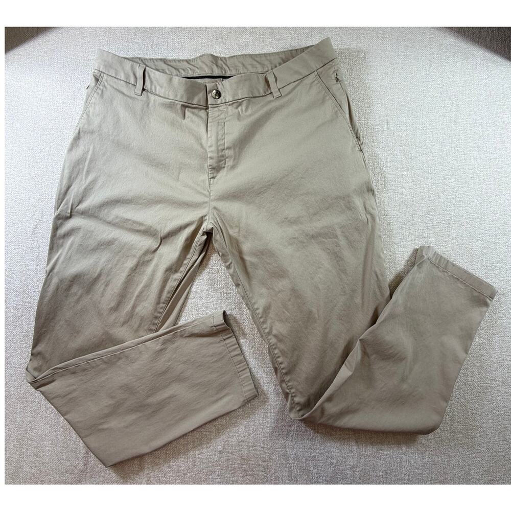 Birddogs Men's Tan 40x32 Boomstick Stretch Chino Golf Casual Pants Comfort Wear